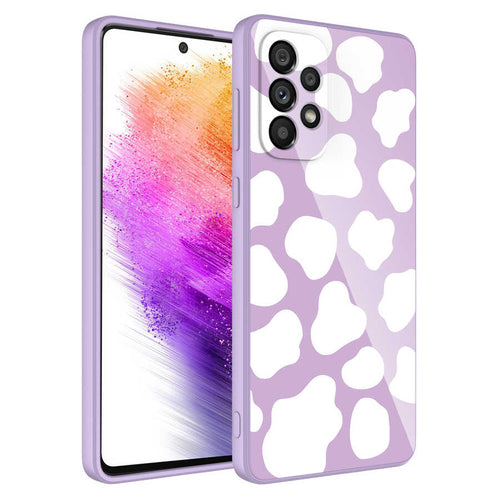 Galaxy A33 5G Kılıf Kamera Korumalı Desenli Sert Silikon Zore Epoksi Kılıf - NO6