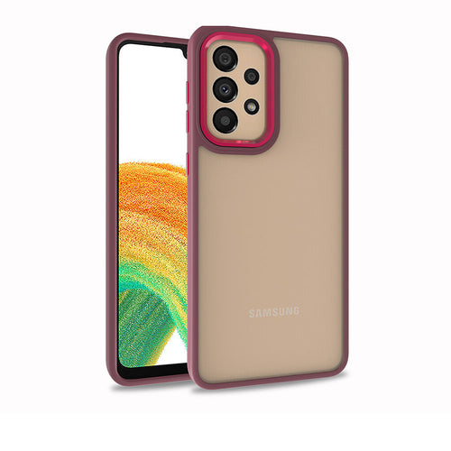 Galaxy A33 5G Kılıf Zore Flora Kılıf - Kırmızı