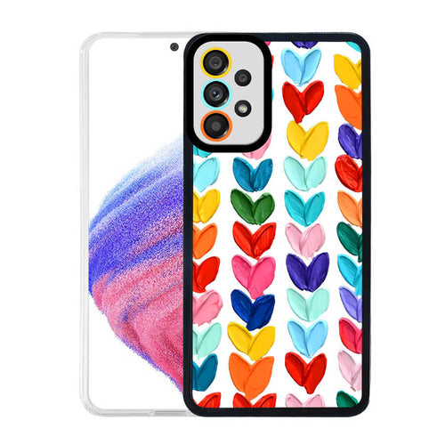 Galaxy A33 5G Kılıf Zore M-Fit Desenli Kılıf - Heart No6