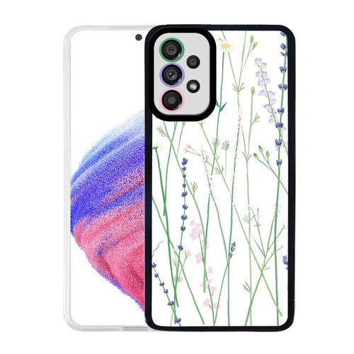 Galaxy A33 5G Kılıf Zore M-Fit Desenli Kılıf - Flower No4