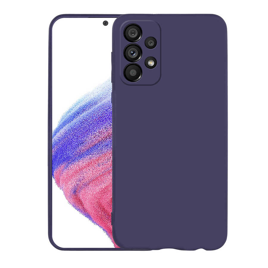Galaxy A33 5G Kılıf Zore Premier Silikon Kılıf - Lacivert