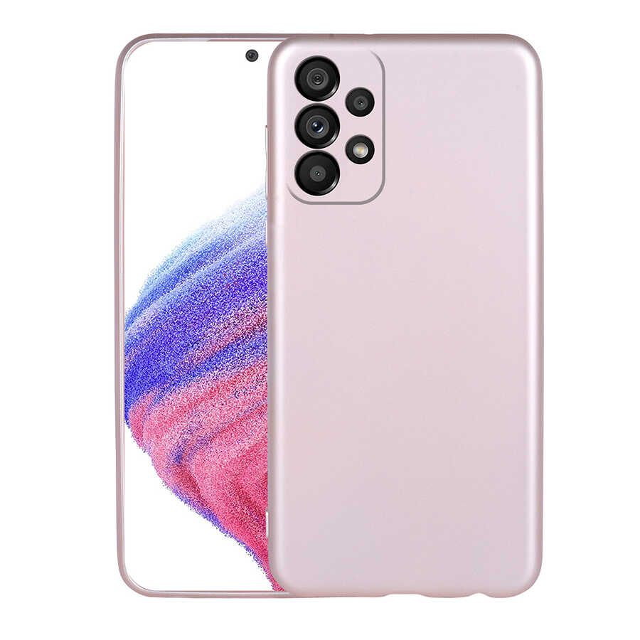 Galaxy A33 5G Kılıf Zore Premier Silikon Kılıf - Rose Gold