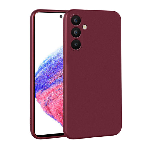 Galaxy A34 Kılıf Zore Premier Silikon Kılıf - Mürdüm