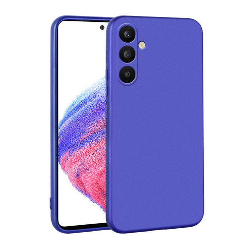 Galaxy A34 Kılıf Zore Premier Silikon Kılıf - Saks Mavi