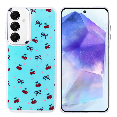 Galaxy A35 Kılıf Airbag Tasarımlı Zore Hadra Kılıf - Kiraz