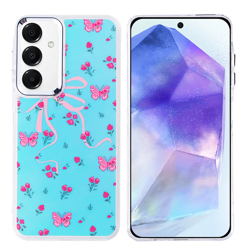 Galaxy A35 Kılıf Airbag Tasarımlı Zore Hadra Kılıf - Kelebek