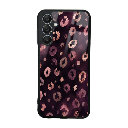 Galaxy A35 Kılıf Kamera Korumalı Desenli Zore Lusi Kılıf - Pembe Leopar