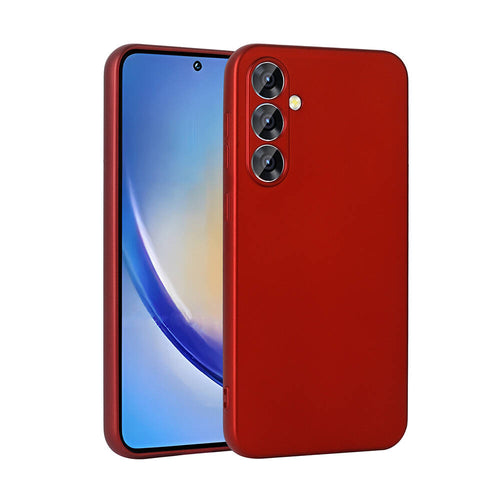 Galaxy A35 Kılıf Zore Premier Silikon Kılıf - Kırmızı
