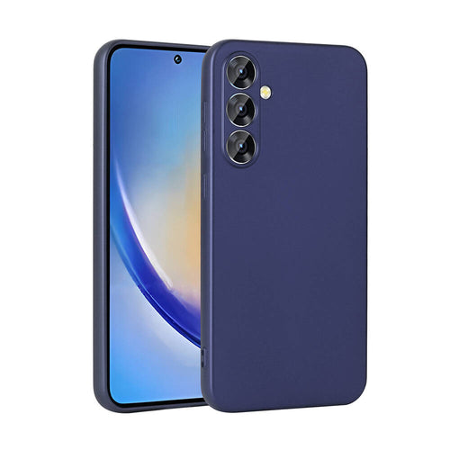 Galaxy A35 Kılıf Zore Premier Silikon Kılıf - Lacivert