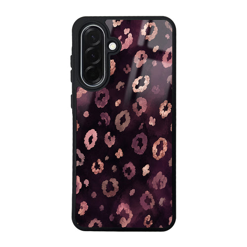 Galaxy A36 Kılıf Kamera Korumalı Desenli Zore Lusi Kılıf - Pembe Leopar