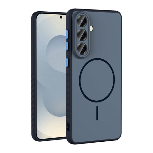 Galaxy A37 Kılıf M-safe Şarj Özellikli Zore Tea Kılıf - Lacivert