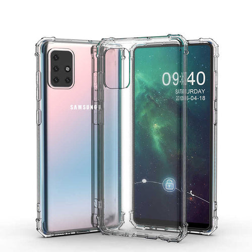 Galaxy A51 Kılıf Zore Nitro Anti Shock Silikon - Renksiz