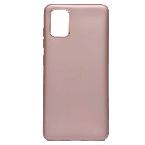 Galaxy A51 Kılıf Zore Premier Silikon Kılıf - Rose Gold