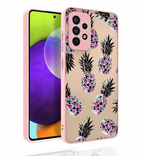 Galaxy A52 Kılıf Desenli Kamera Korumalı Parlak Zore Nora Kılıf - NO1