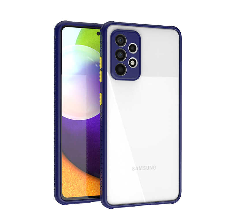 Galaxy A52 Kılıf ​​Zore Kaff Kılıf - Lacivert