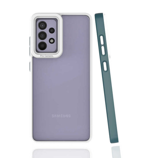 Galaxy A52 Kılıf Zore Mima Kılıf - Koyu Yeşil