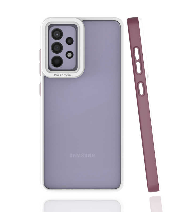 Galaxy A52 Kılıf Zore Mima Kılıf - Mürdüm