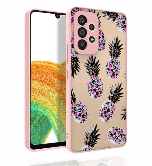 Galaxy A53 5G Kılıf Desenli Kamera Korumalı Parlak Zore Nora Kılıf - NO1