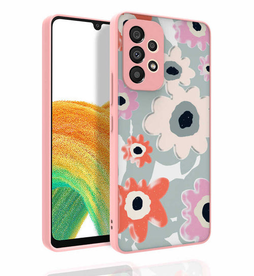 Galaxy A53 5G Kılıf Desenli Kamera Korumalı Parlak Zore Nora Kılıf - NO5