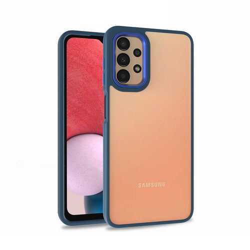 Galaxy A53 5G Kılıf Zore Flora Kılıf - Mavi