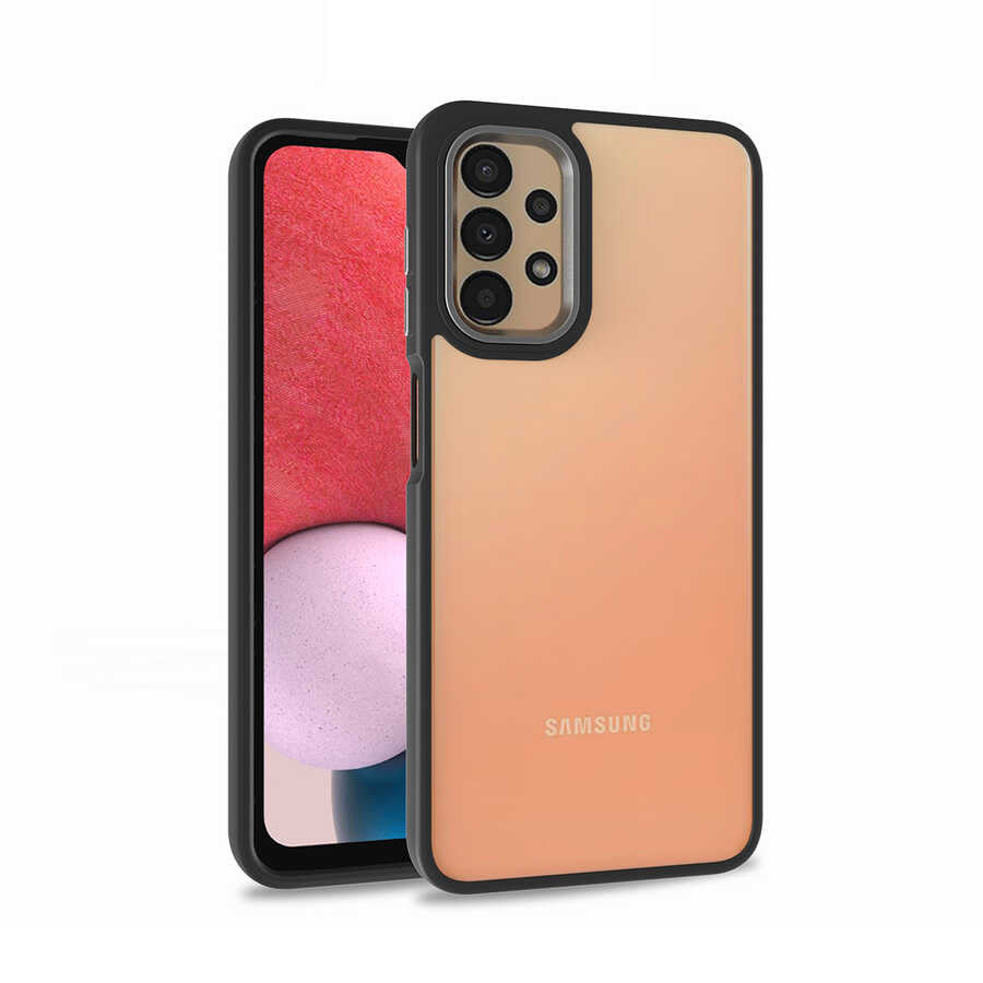 Galaxy A53 5G Kılıf Zore Flora Kılıf - Siyah