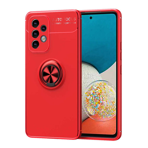 Galaxy A53 5G Kılıf Zore Ravel Silikon Kılıf - Kırmızı