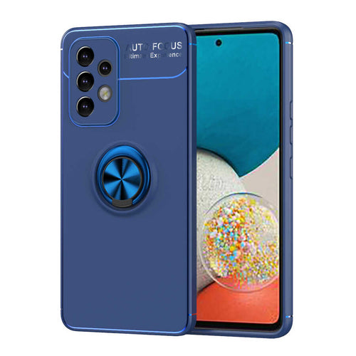 Galaxy A53 5G Kılıf Zore Ravel Silikon Kılıf - Mavi