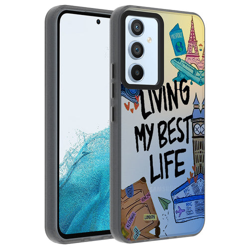 Galaxy A54 Kılıf Desenli Zore Dragon Sert Kılıf - Seyahat