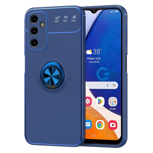 Galaxy A54 Kılıf Zore Ravel Silikon Kılıf - Mavi