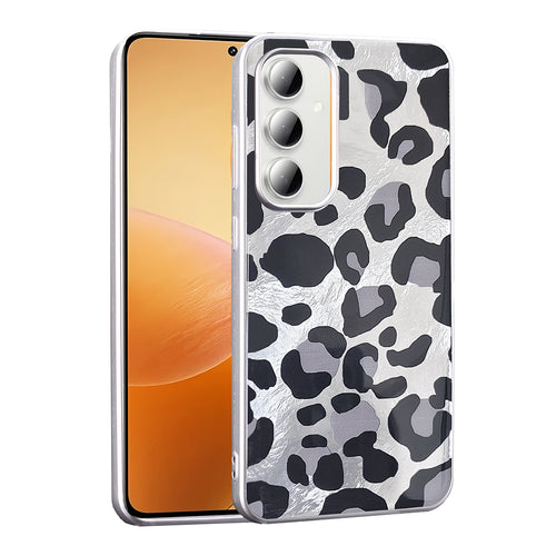 Galaxy A55 Kılıf Desenli Zore Mep Kılıf - Gri Leopar