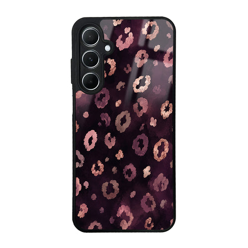 Galaxy A55 Kılıf Kamera Korumalı Desenli Zore Lusi Kılıf - Pembe Leopar