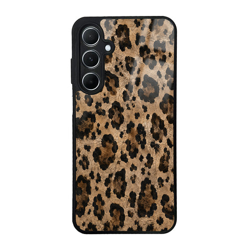 Galaxy A55 Kılıf Kamera Korumalı Desenli Zore Lusi Kılıf - Kahve Leopar