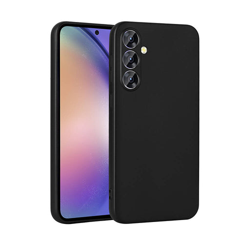 Galaxy A55 Kılıf Zore Premier Silikon Kılıf - Siyah