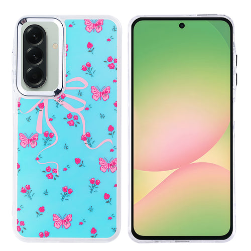 Galaxy A56 Kılıf Airbag Tasarımlı Zore Hadra Kılıf - Kelebek