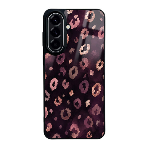 Galaxy A57 Kılıf Kamera Korumalı Desenli Zore Lusi Kılıf - Pembe Leopar