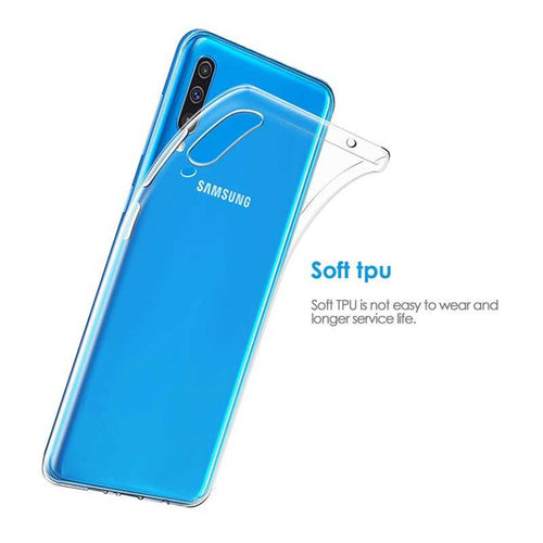 Galaxy A70 Kılıf Zore Süper Silikon Kılıf - Renksiz