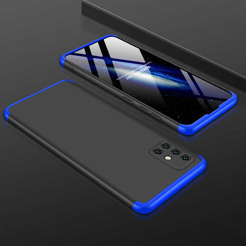 Galaxy A71 Kılıf Zore Ays Kılıf - Siyah-Mavi
