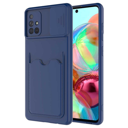 Galaxy A71 Kılıf ​Zore Kartix Kılıf - Lacivert
