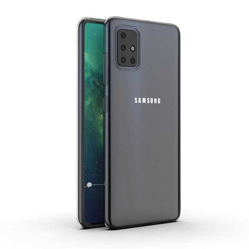 Galaxy A71 Kılıf Zore Süper Silikon Kılıf - Renksiz