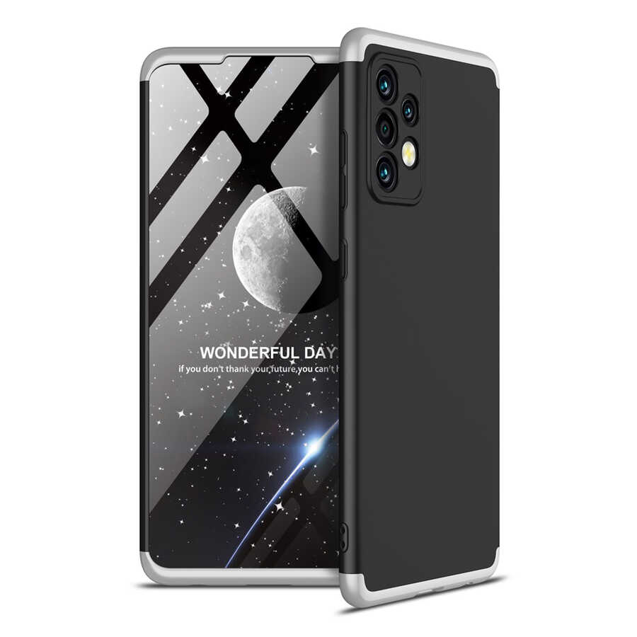 Galaxy A72 Kılıf Zore Ays Kılıf - Siyah-Gri