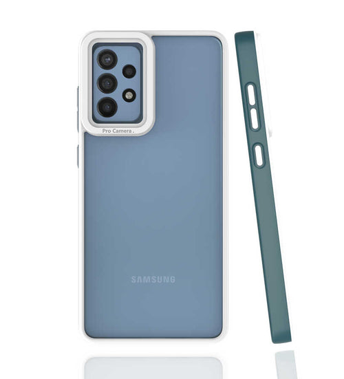 Galaxy A72 Kılıf Zore Mima Kılıf - Koyu Yeşil