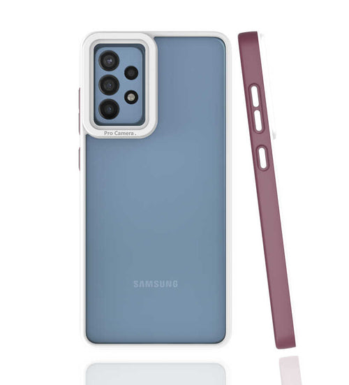 Galaxy A72 Kılıf Zore Mima Kılıf - Mürdüm