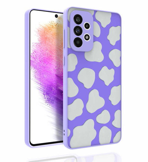 Galaxy A73 Kılıf Desenli Kamera Korumalı Parlak Zore Nora Kılıf - NO6