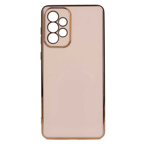 Galaxy A73 Kılıf Zore Bark Kılıf - Rose Gold