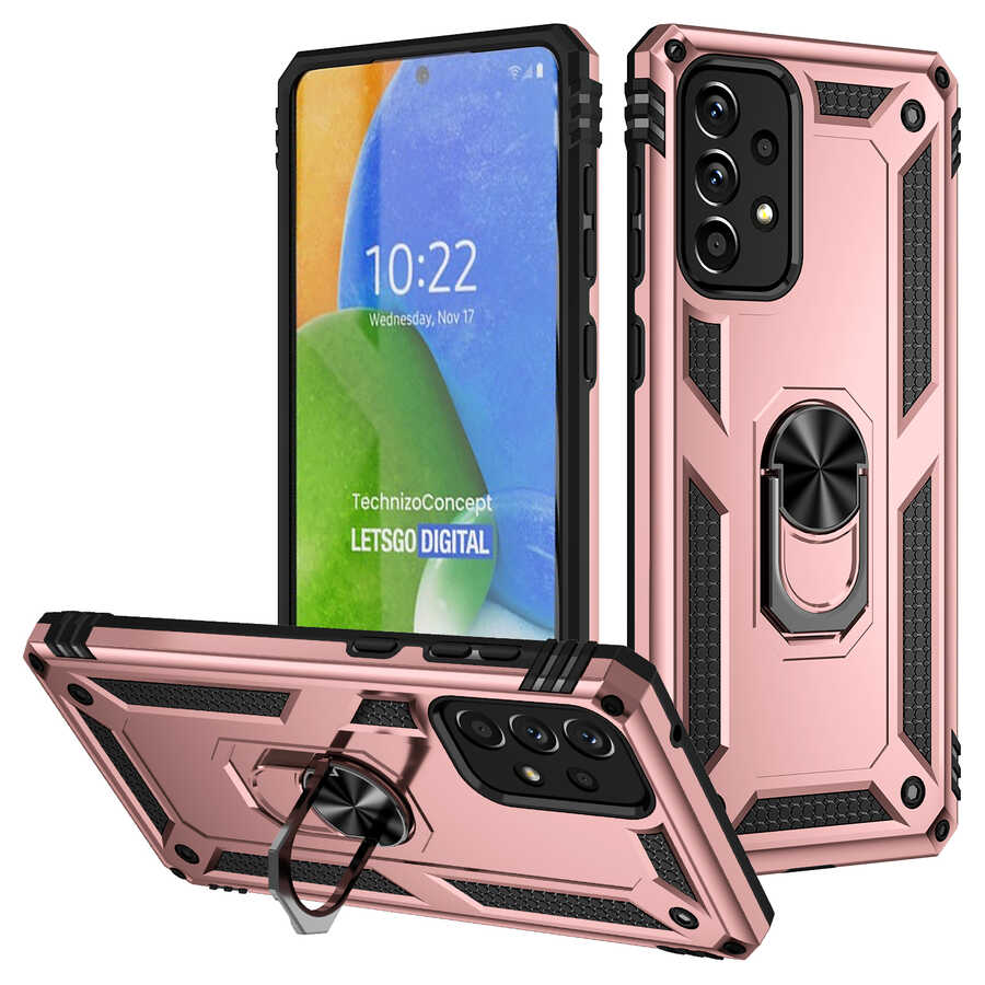 Galaxy A73 Kılıf Zore Vega Kılıf - Rose Gold