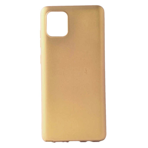 Galaxy A81 (Note 10 Lite) Kılıf Zore Premier Silikon Kılıf - Gold