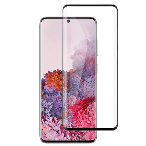 Galaxy A81 (Note 10 Lite) Zore Kenarları Kırılmaya Dayanıklı Cam Ekran Koruyucu - Siyah