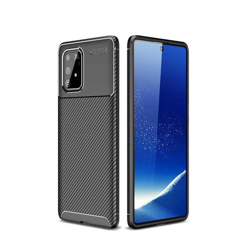 Galaxy A91 (S10 Lite) Kılıf Zore Negro Silikon Kılıf - Siyah