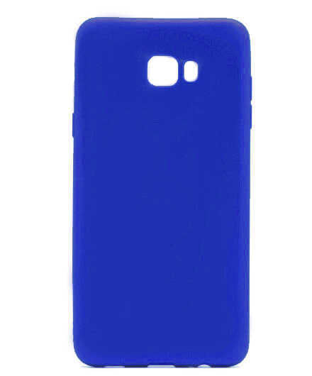 Galaxy C9 Pro Kılıf Zore Premier Silikon Kılıf - Saks Mavi