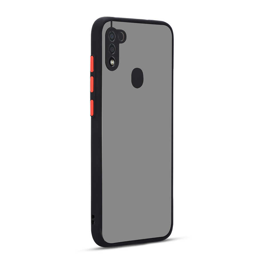 Galaxy M11 Kılıf Zore Hux Kılıf - Siyah